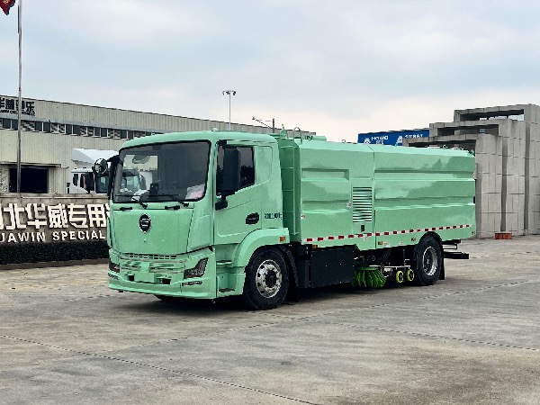 華威馳樂(lè)牌SGZ5180TXSHBEV純電動(dòng)洗掃車｜18T新能源純電動(dòng)EV洗掃車｜清掃車